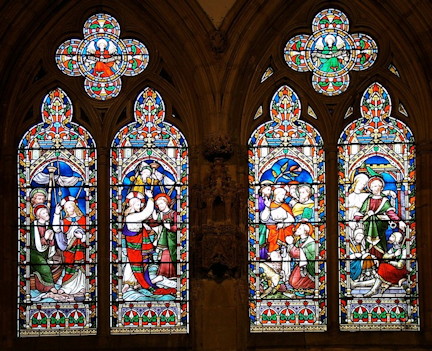 Stained glass windows